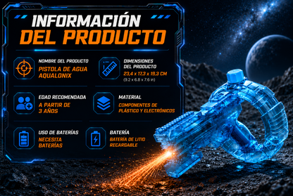 Pistola de agua Aqualonix