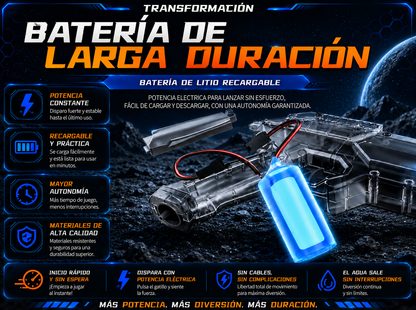 Pistola de agua Aqualonix